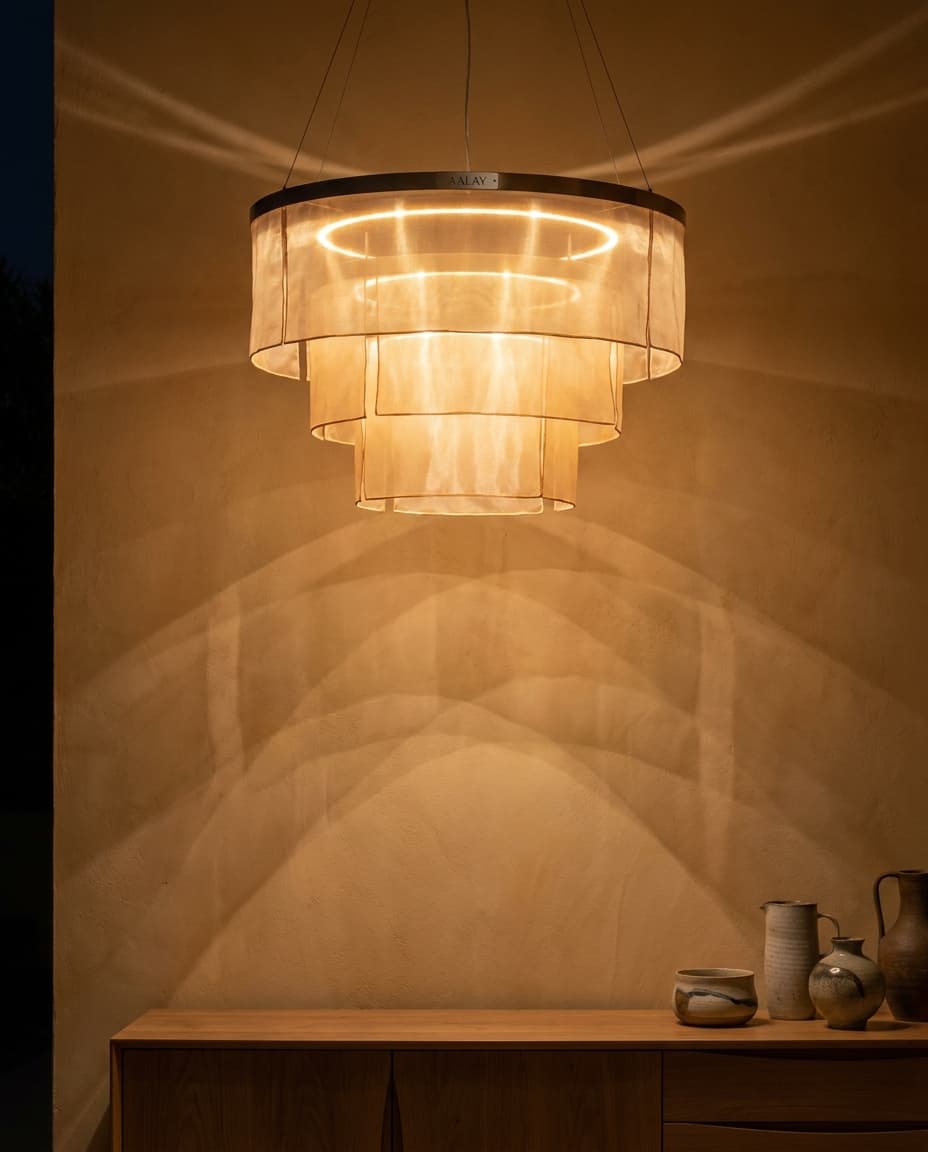 AALAY chandelier at night