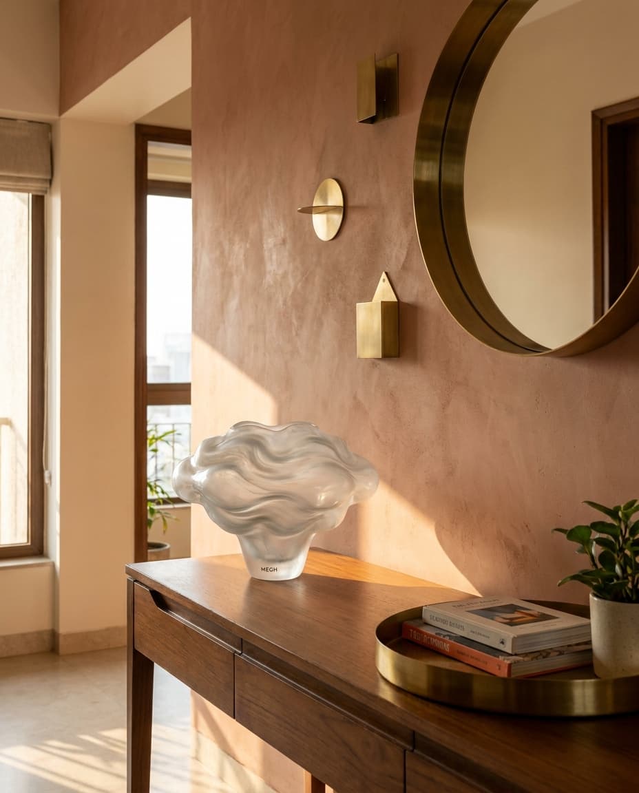 MEGH in an entryway